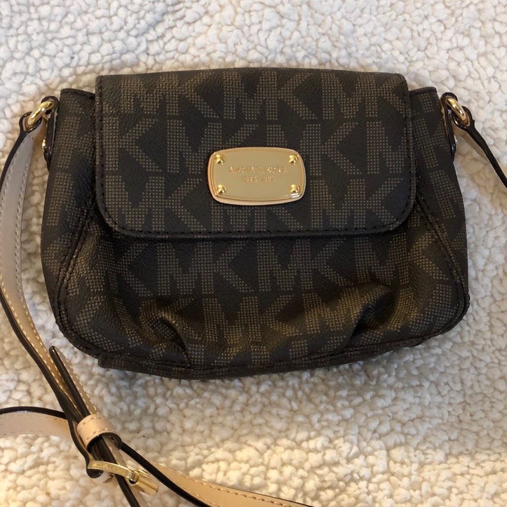 Michael Kors signature small flap crossbody